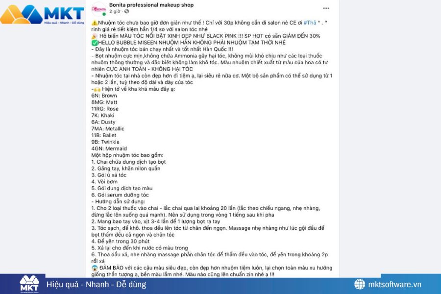 Hình ảnh minh họa về tối ưu từ khóa & mô tả