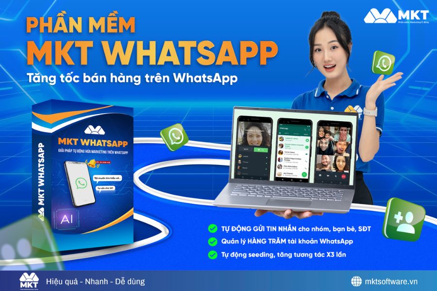 MKT WhatsApp – Giải pháp tự động hóa Marketing hiệu quả trên WhatsApp