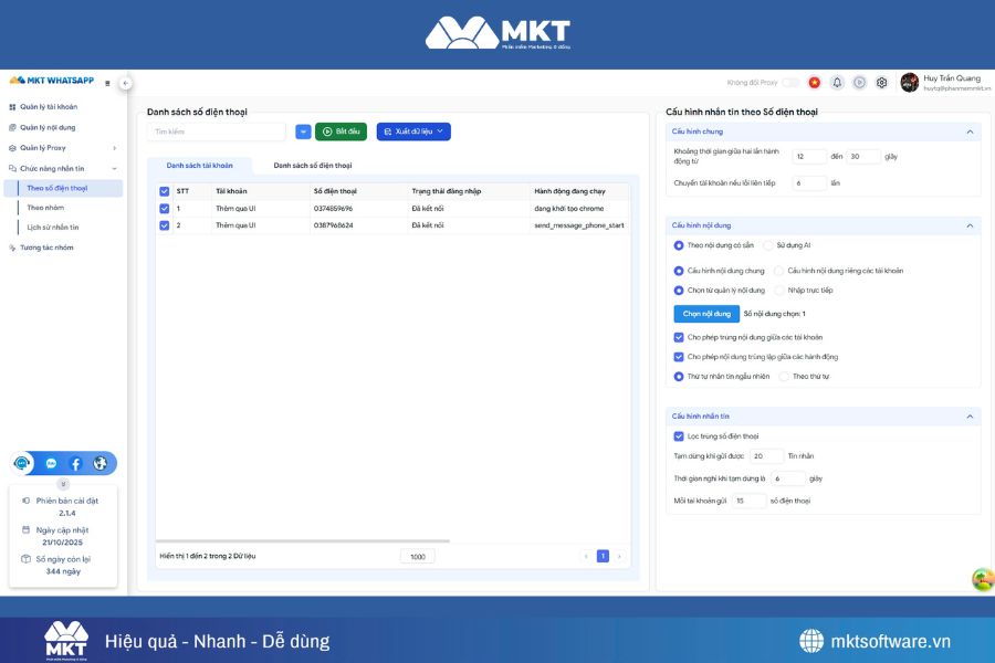 Nhắn tin hàng loạt đến khách hàng mục tiêu