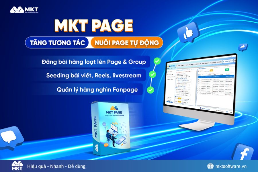 MKT Page gom comment/inbox realtime không bỏ sót