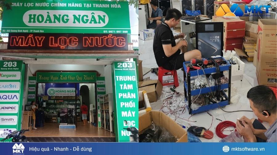 Cửa hàng máy lọc nước Hoàng Ngân tại Thanh Hóa của anh Nguyễn Văn Huy Cửa hàng máy lọc nước Hoàng Ngân tại Thanh Hóa của anh Nguyễn Văn Huy