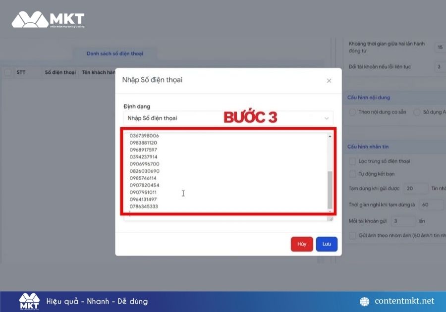 Cách gửi tin nhắn Zalo hàng loạt