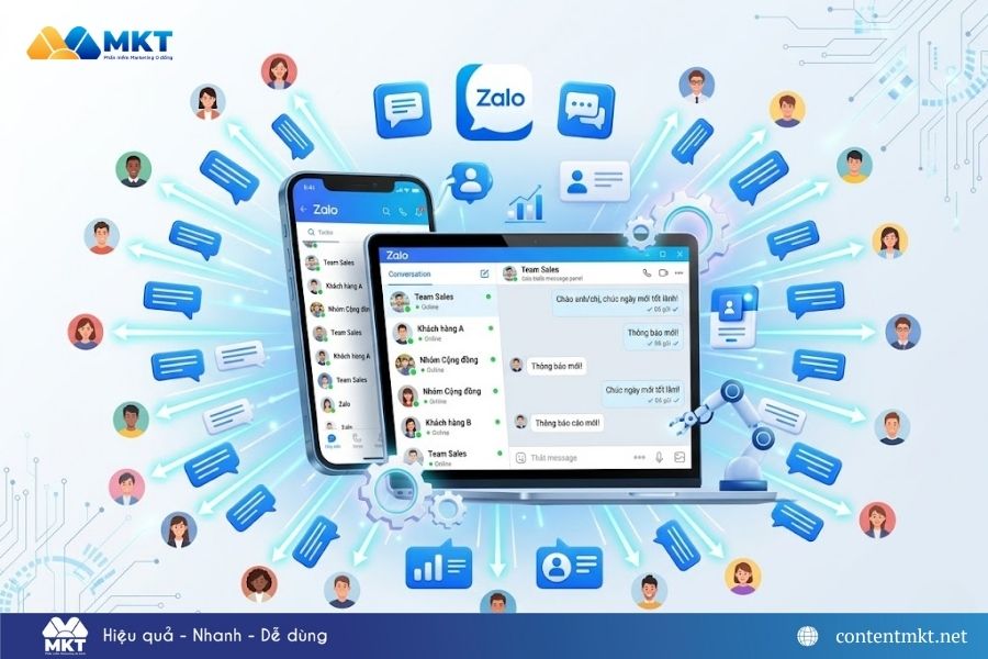 Cách gửi tin nhắn Zalo hàng loạt