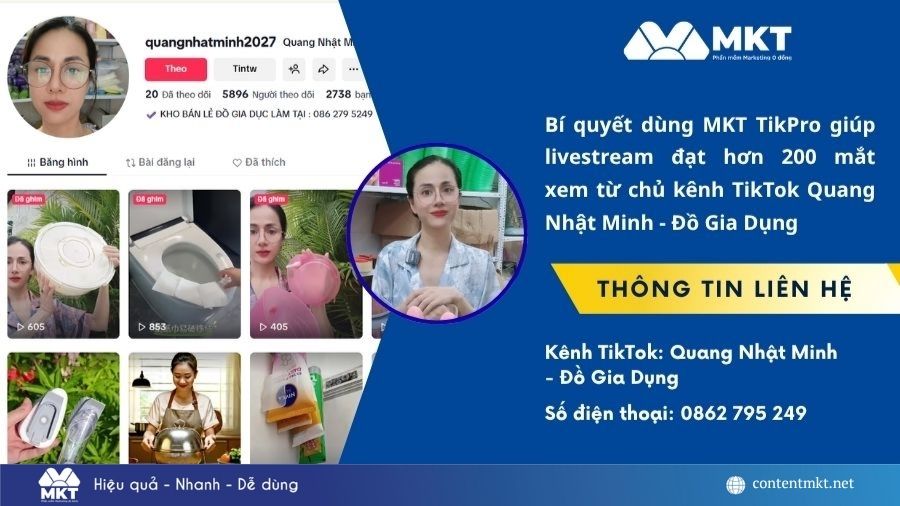 Cách livestream bán đồ gia dụng