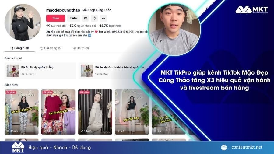 Vận hành kênh TikTok