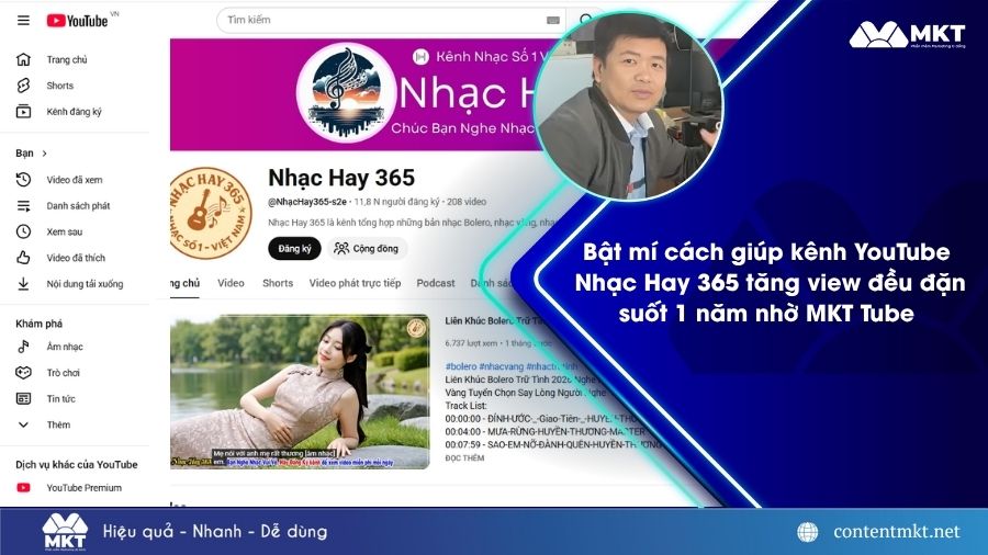 Tăng view kênh YouTube