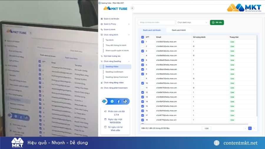 Tăng view kênh YouTube