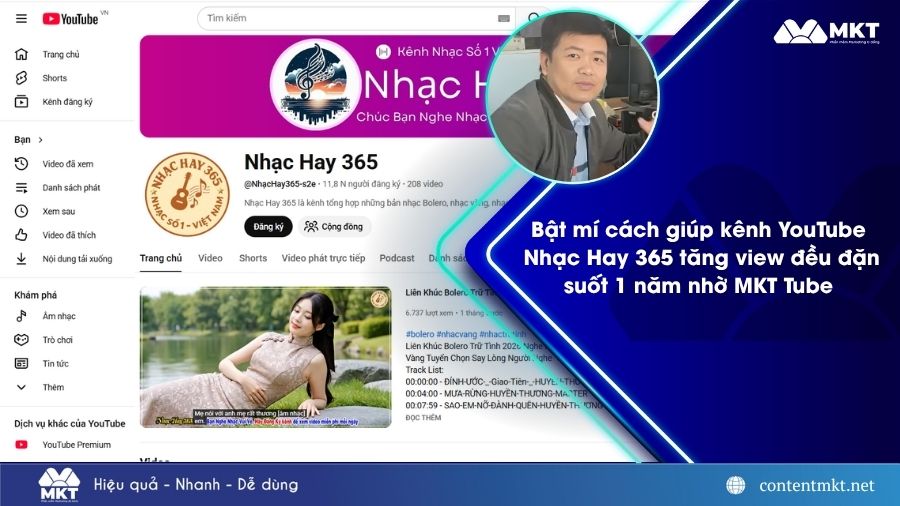 Tăng view kênh YouTube