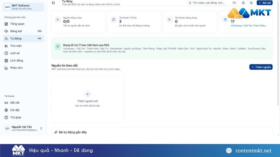 Đăng TikTok tự động