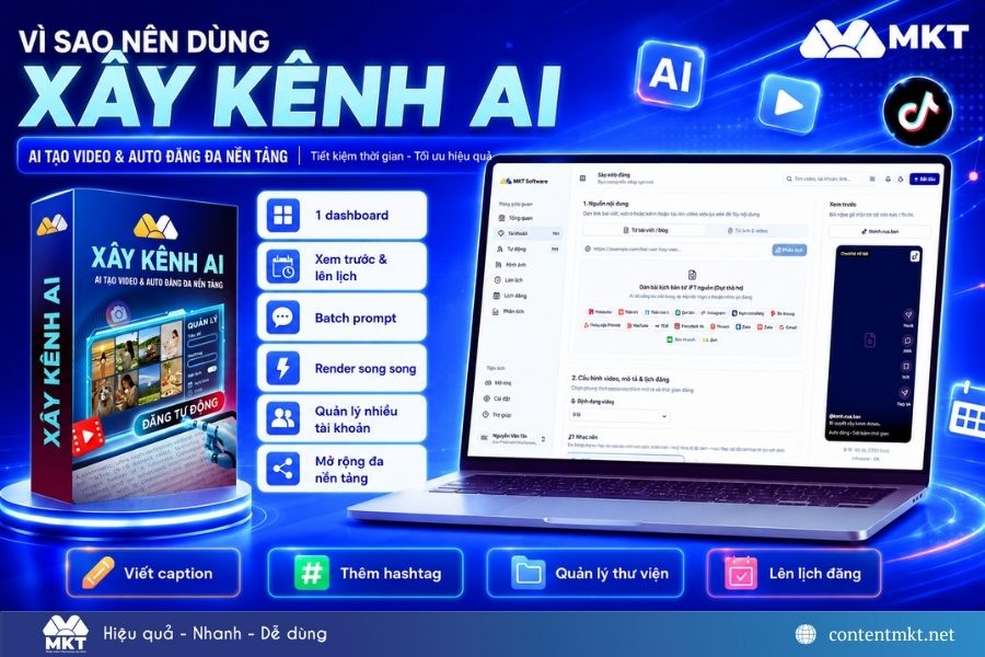 Đăng TikTok tự động